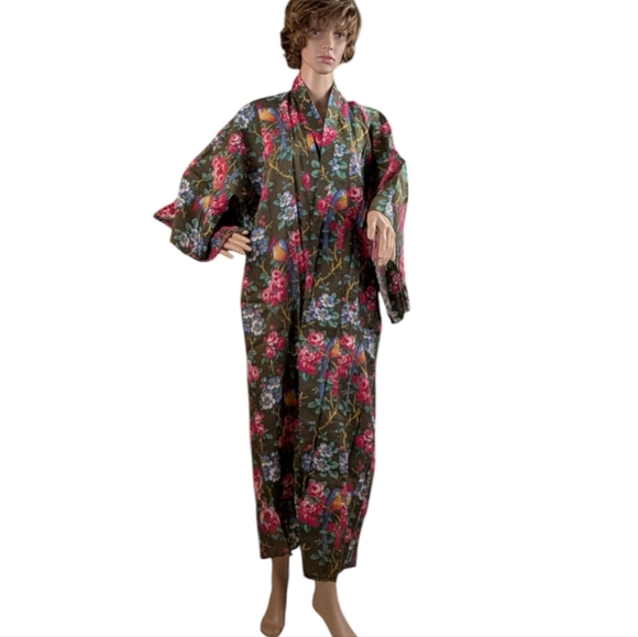 Vintage 40s Yukata Style Kimono For Kitty Rescue! - Picture 2 of 8